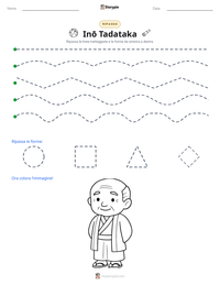 Anteprima della scheda stampabile di Inō Tadataka