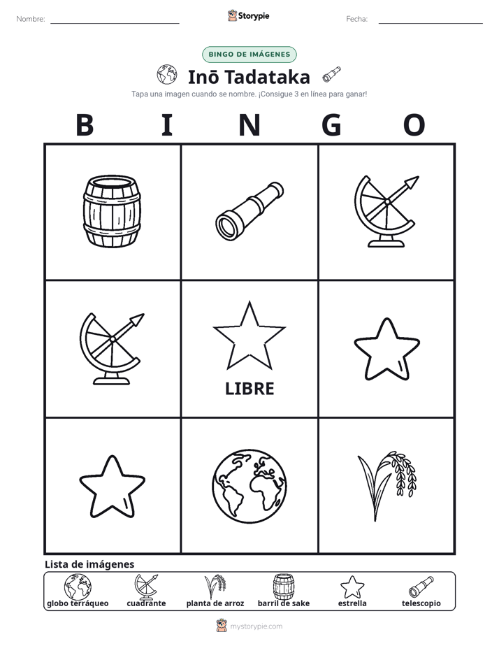 Bingo de Imágenes