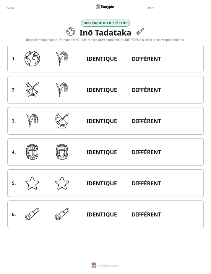 Identique ou Différent