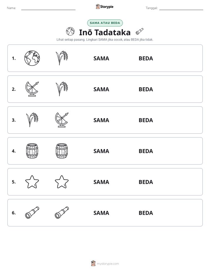 Sama atau Berbeda