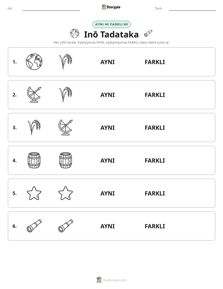 Aynı mı Farklı mı