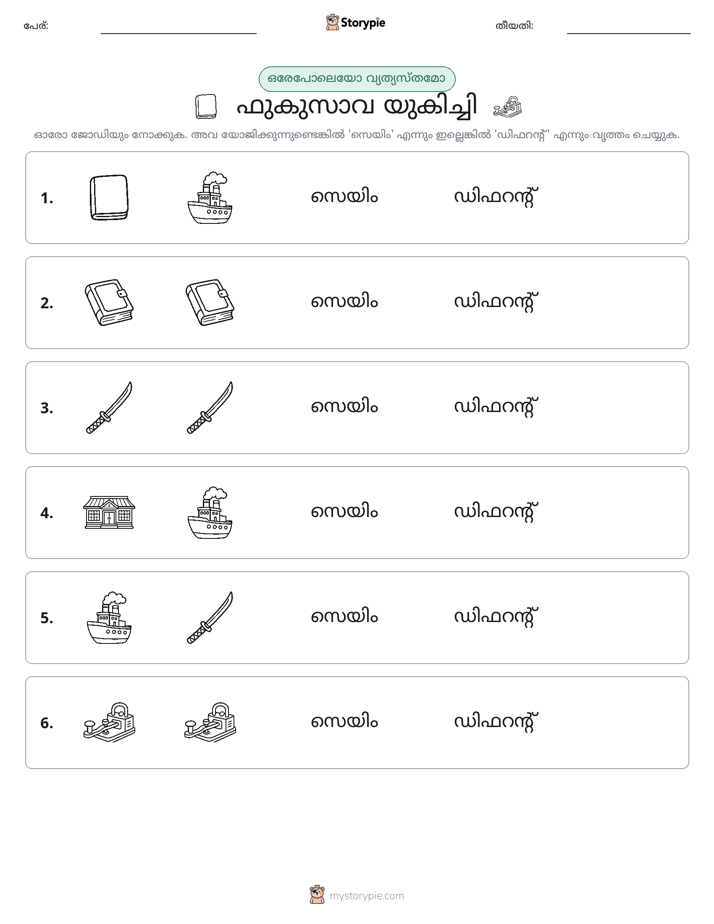ഒന്നോ വ്യത്യാസമോ