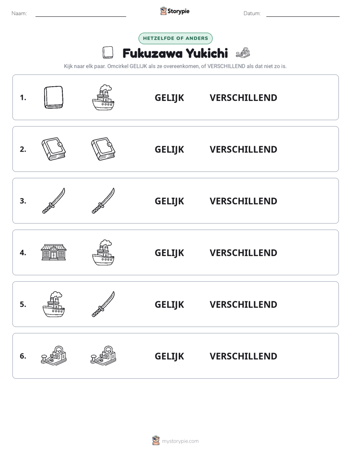 Zelfde of Verschillend