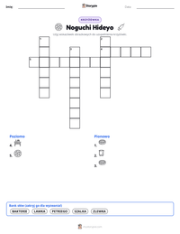 Podgląd drukowalnego arkusza ćwiczeń Noguchi Hideyo