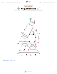 Aperçu de la feuille de travail imprimable Noguchi Hideyo