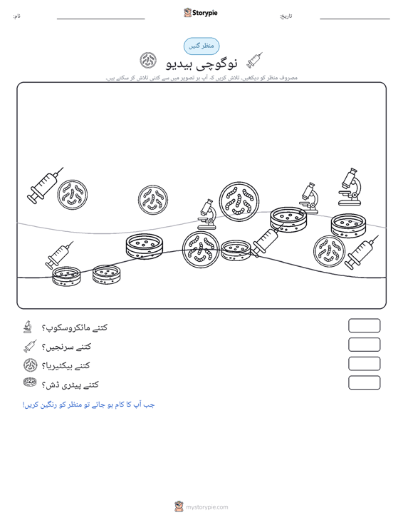 گنتی کا منظر
