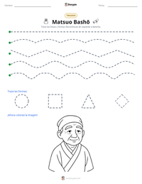 Vista previa de la hoja de trabajo imprimible de Matsuo Bashō