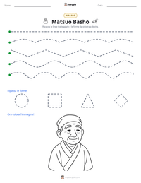 Anteprima della scheda stampabile di Matsuo Bashō