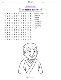 Aperçu de la feuille de travail imprimable Matsuo Bashō