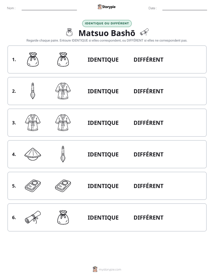Identique ou Différent