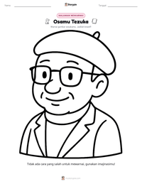 Prabaca lembar kerja cetak Osamu Tezuka