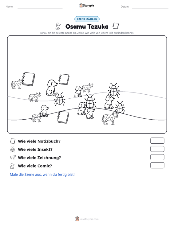 Zähl-Szene