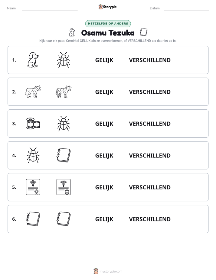Zelfde of Verschillend