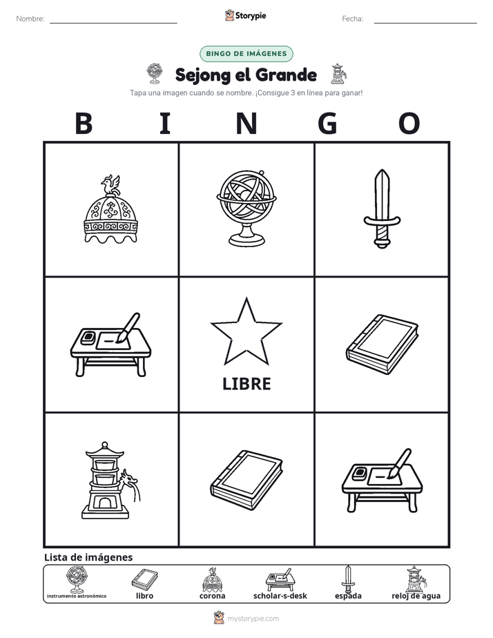 Bingo de Imágenes