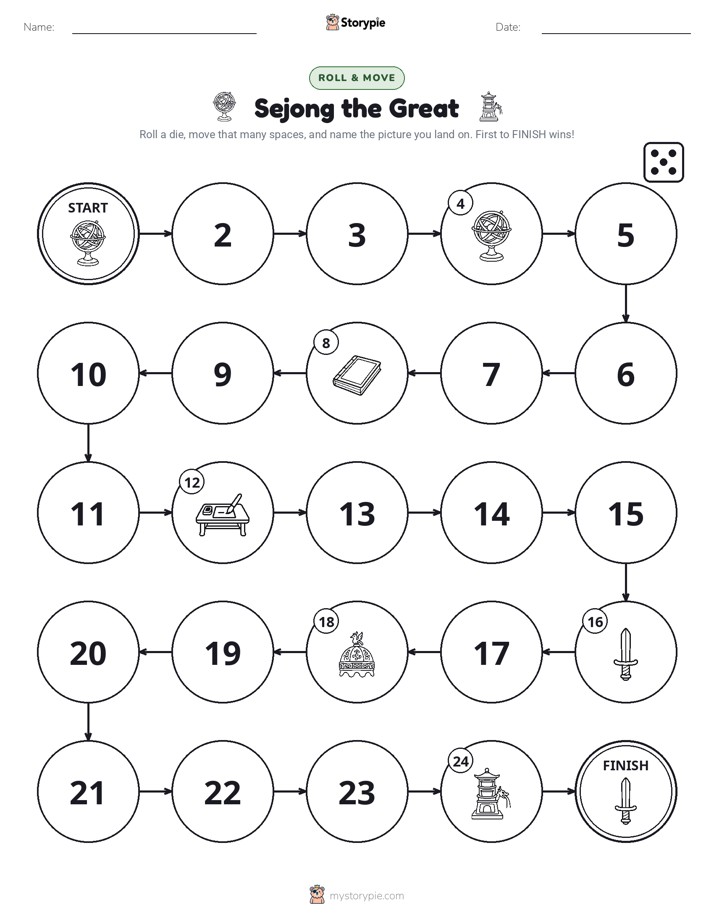 Roll & Move Game