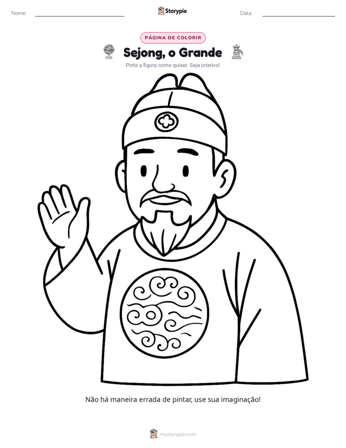 Página para colorir