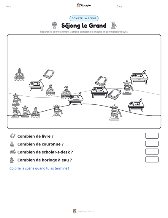 Scène de Comptage