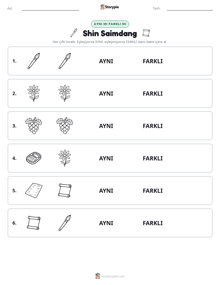 Aynı mı Farklı mı
