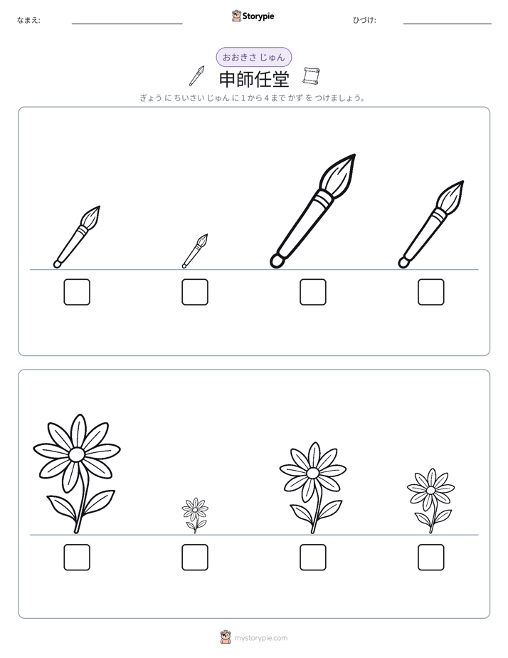 サイズ順