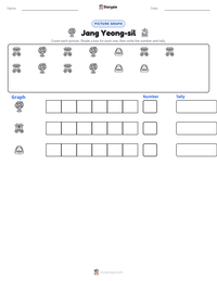 Jang Yeong-sil printable worksheet preview