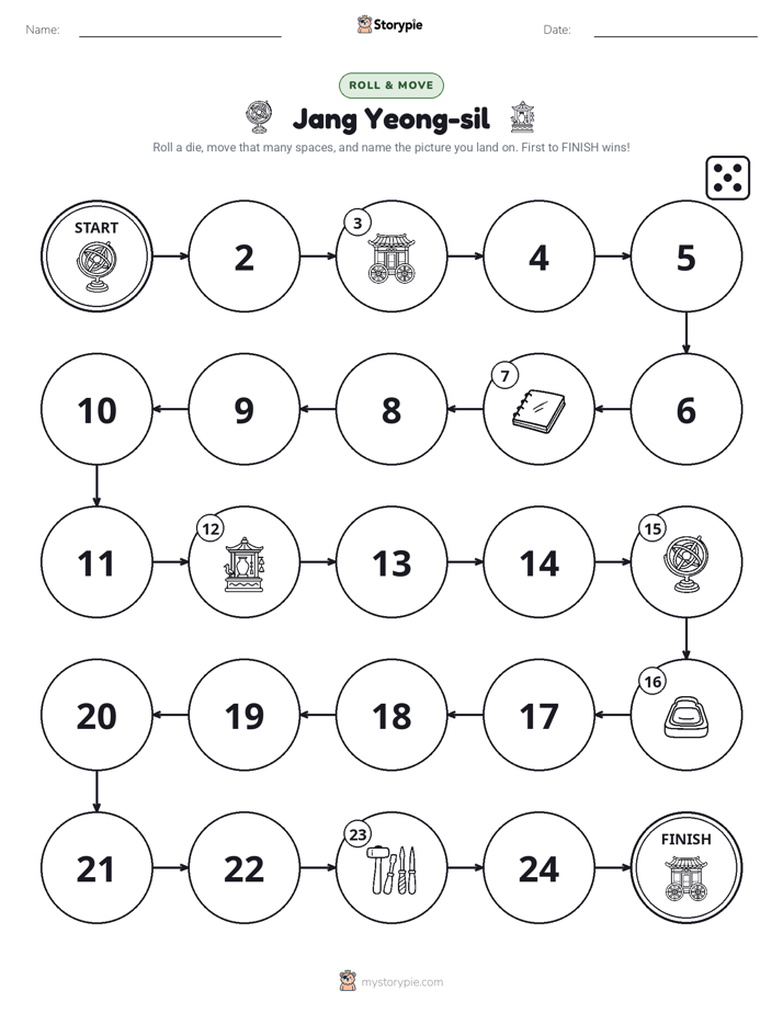 Roll & Move Game
