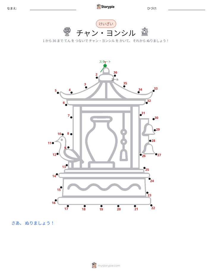 点つなぎ