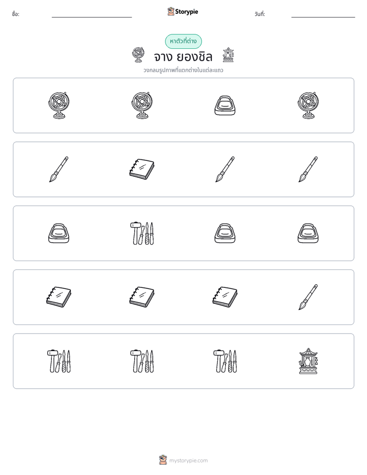 ตัวที่แตกต่าง