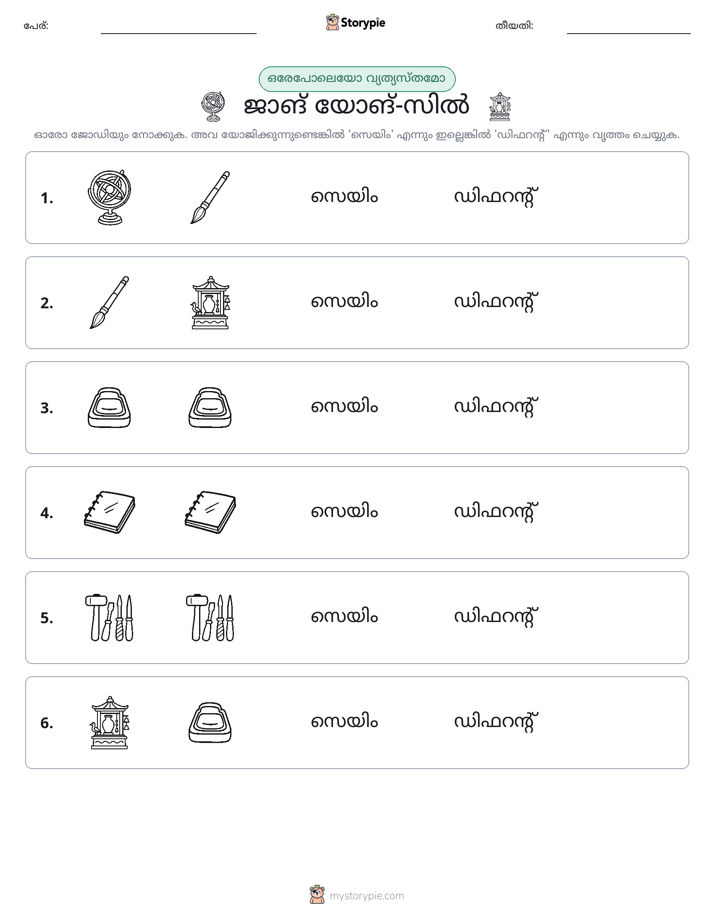 ഒന്നോ വ്യത്യാസമോ