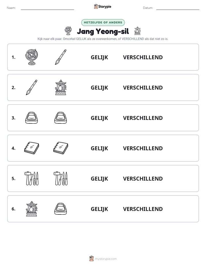 Zelfde of Verschillend