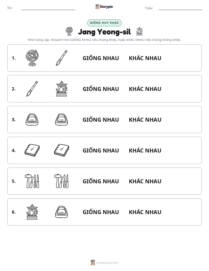 Giống Hay Khác