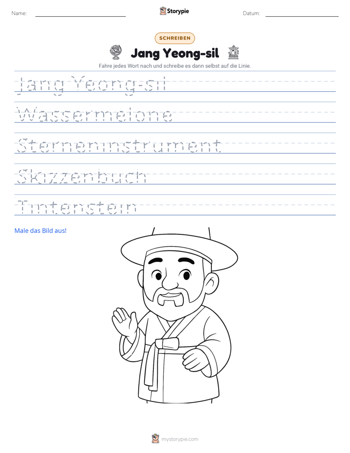 Schreibübung