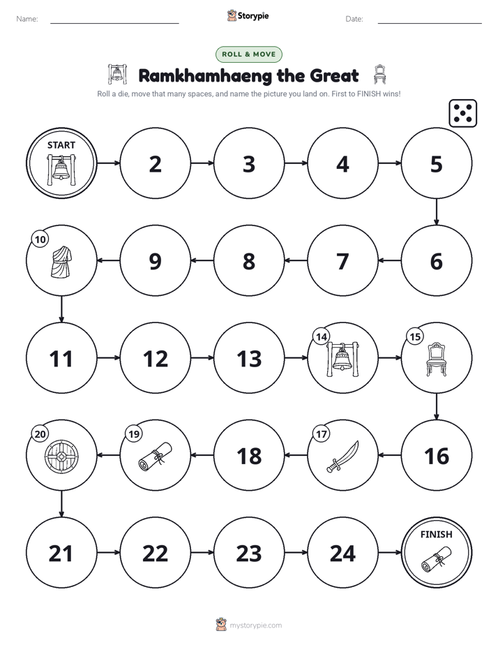 Roll & Move Game