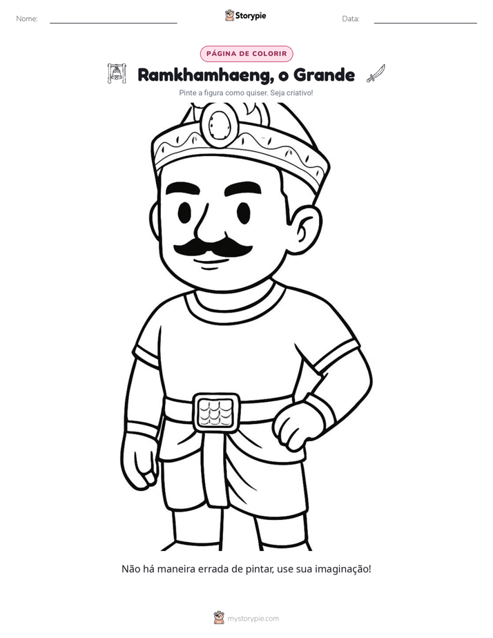 Página para colorir