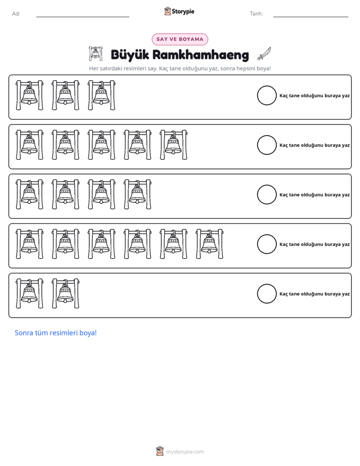 Say & Renklendir