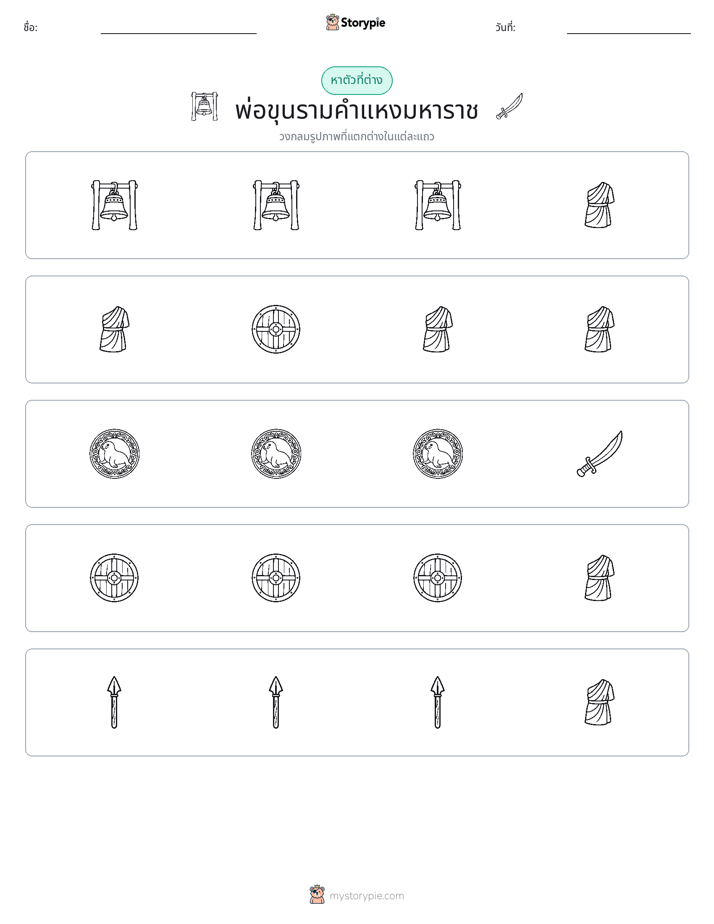 ตัวที่แตกต่าง
