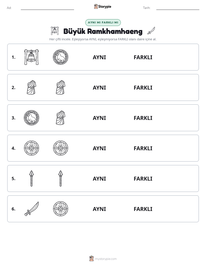 Aynı mı Farklı mı