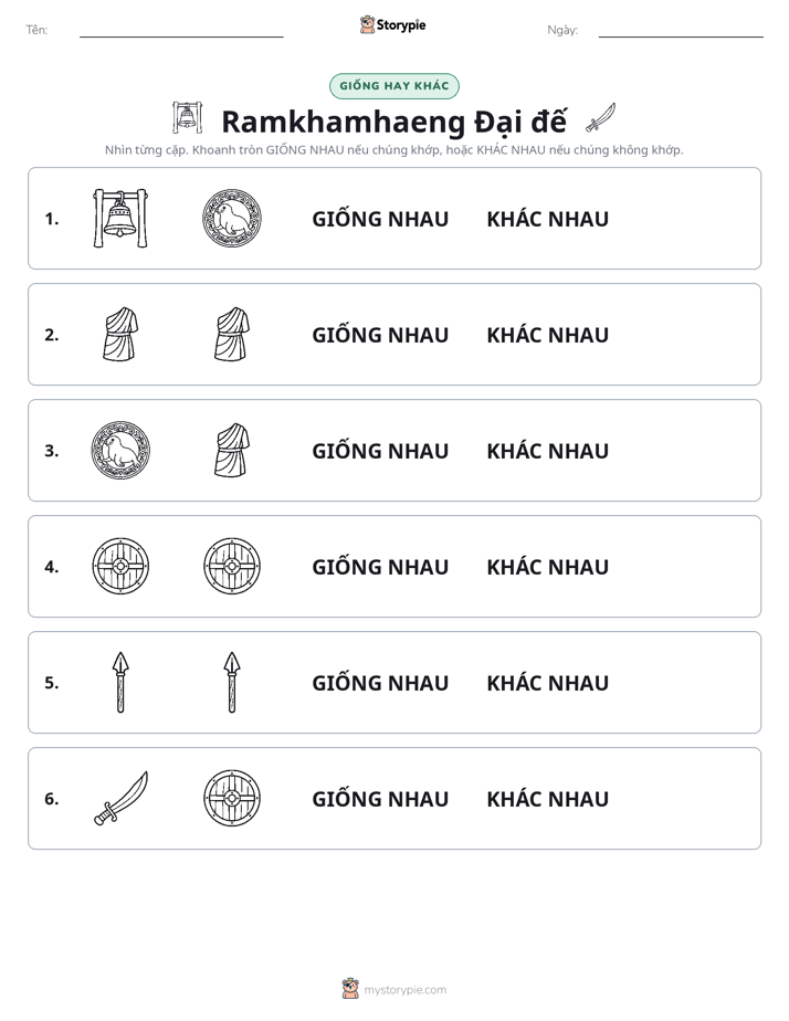 Giống Hay Khác