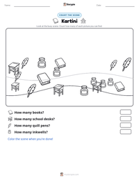 Kartini printable worksheet preview