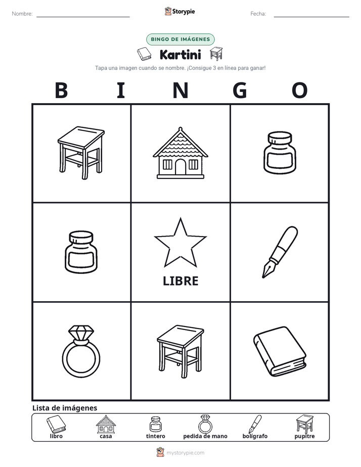 Bingo de Imágenes