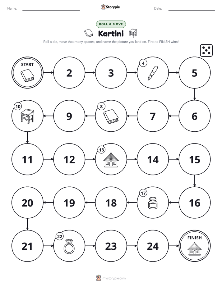 Roll & Move Game