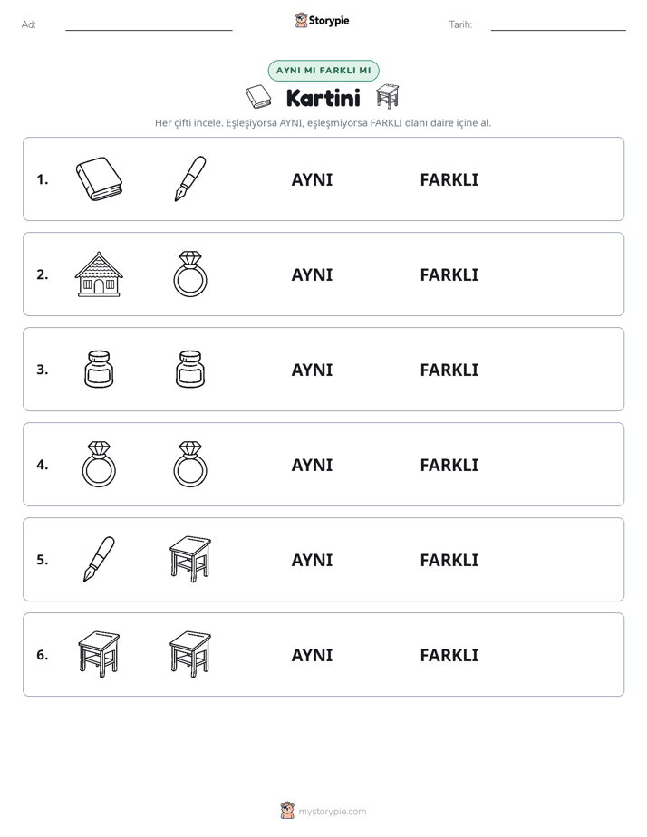Aynı mı Farklı mı