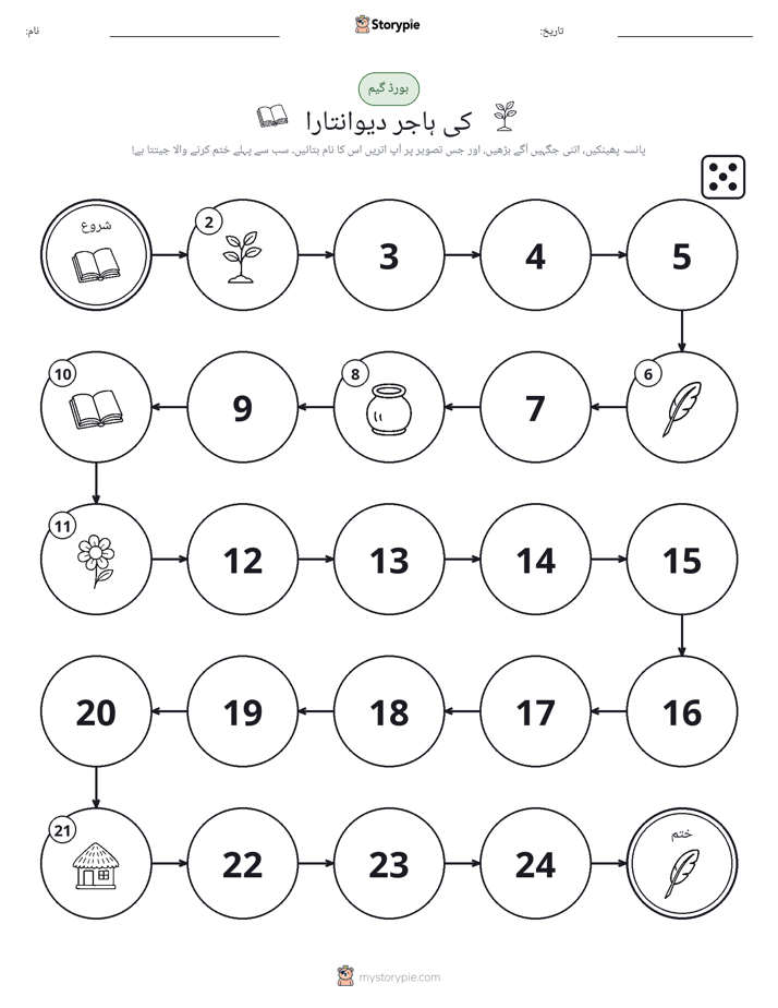 رول اور منتقل کریں کھیل