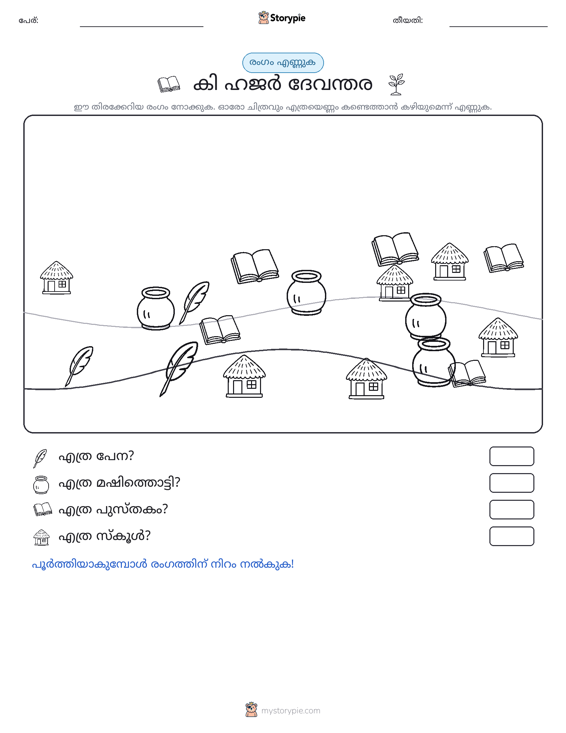 എണ്ണുന്ന ദൃശ്യങ്ങൾ