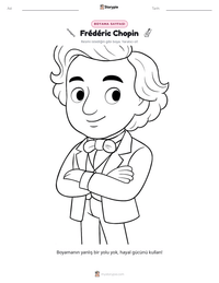 Frédéric Chopin yazdırılabilir çalışma sayfası önizlemesi