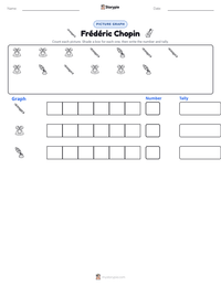 Frédéric Chopin printable worksheet preview
