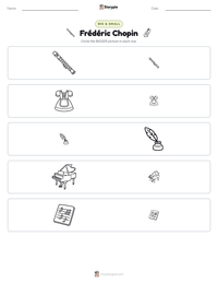 Frédéric Chopin printable worksheet preview
