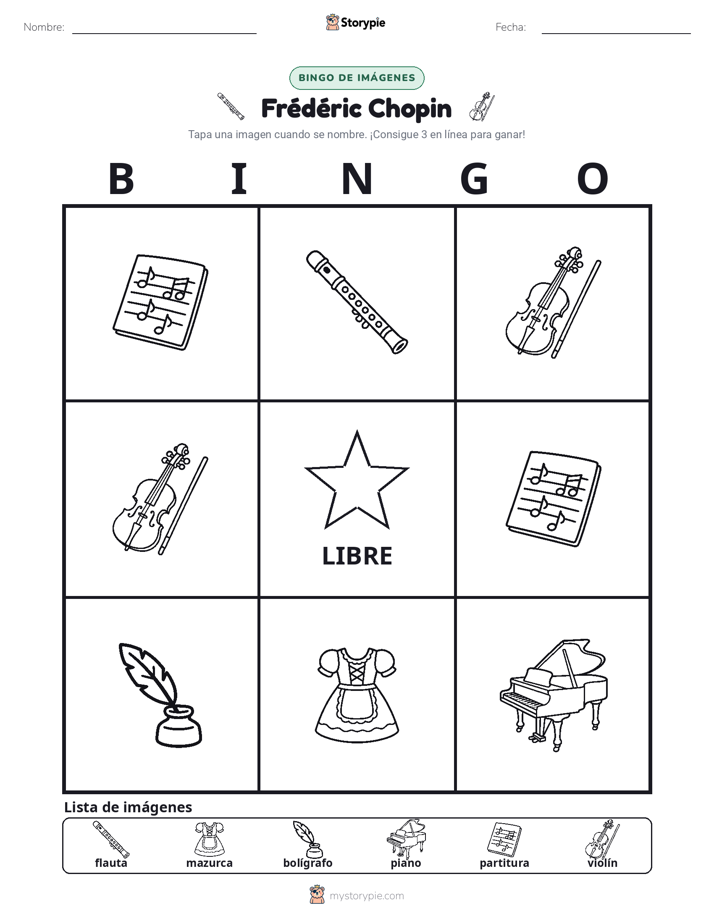 Bingo de Imágenes