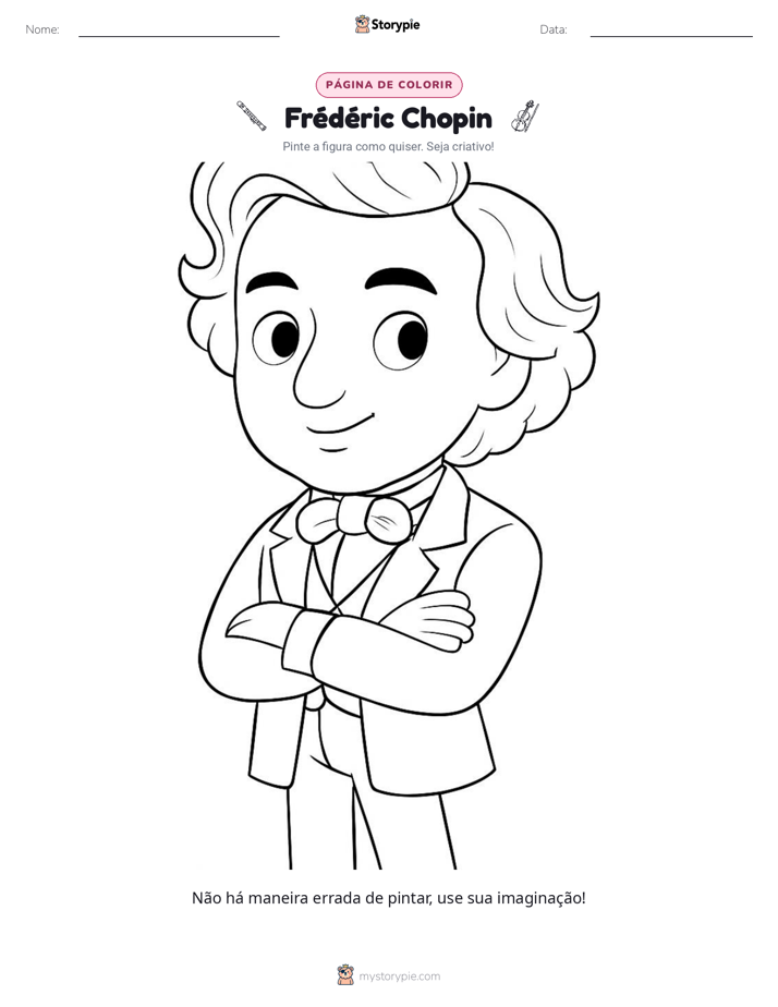 Página para colorir