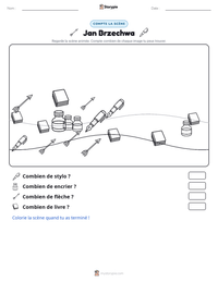 Aperçu de la feuille de travail imprimable Jan Brzechwa