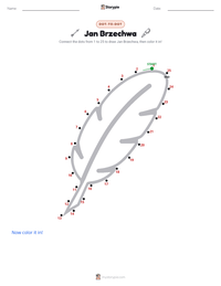 Jan Brzechwa printable worksheet preview